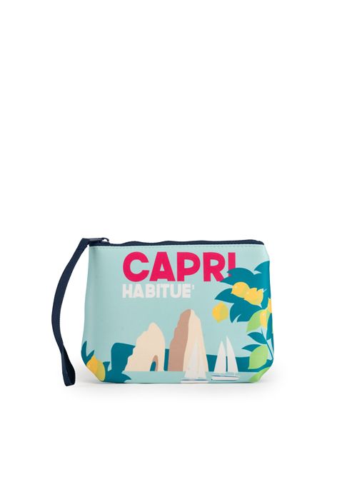 Pochette Aline Capri in neoprene Mc2 Saint Barth | ALINE ACC. NEOPRENE02609H CAPRI POSTCARD 56